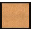 Framed Cork Board, Manteaux Black Wood, 40x36
