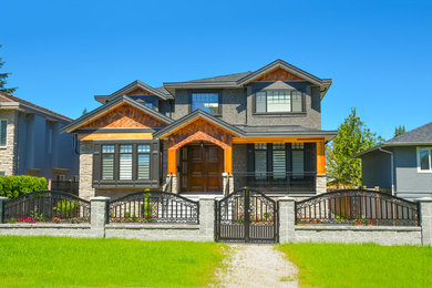 Arts and crafts exterior home photo in Other