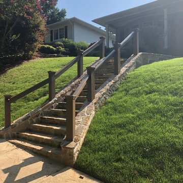 Flagstone Staircase/Low Voltage Lighting