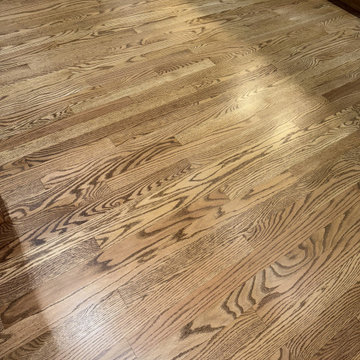 Wheaton Hardwood Installation & Refinishing - Bona Traffic and Early American Du