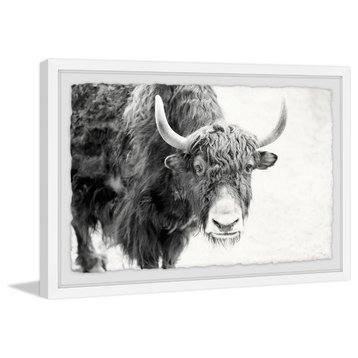 "Buffalo Forward" Framed Painting Print, 18"x12"