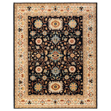 Eclectic, One-of-a-Kind Hand-Knotted Area Rug Blue, 9'2"x11'8"