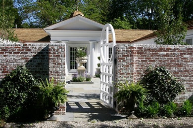 Inspiration for a timeless entryway remodel in New York