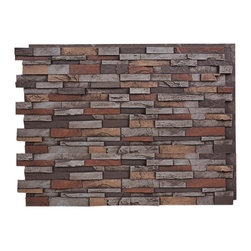 147-36-EVEREST DEEP SLATE STACKED WALL PANEL - 36"H - Wall Panels