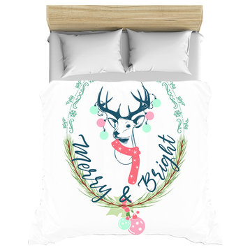 Merry and Bright Duvet Cover, King
