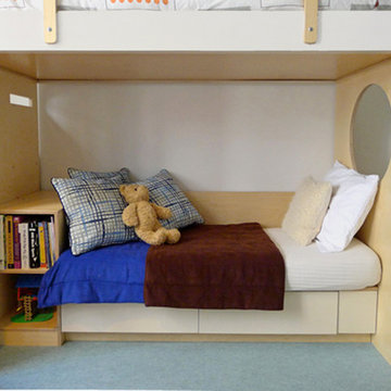 Tribeca; A loft bed with a couch underneath