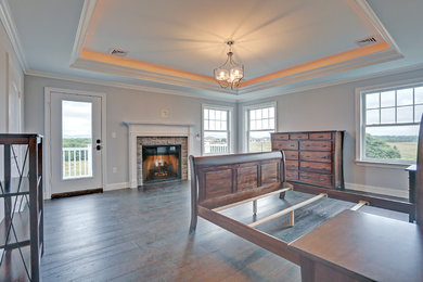 Transitional bedroom photo in Other