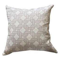 Pillow Parlor - Fog Chainwork Pillow - Decorative Pillows
