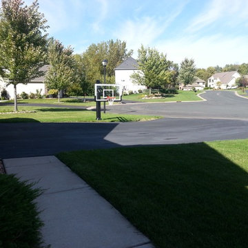 Ronald J's Pro Dunk Gold Basketball System on a 60x32 in Lakeville, MN