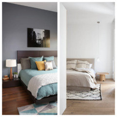 Deco En El Dormitorio Paredes De Color Oscuro O Claro