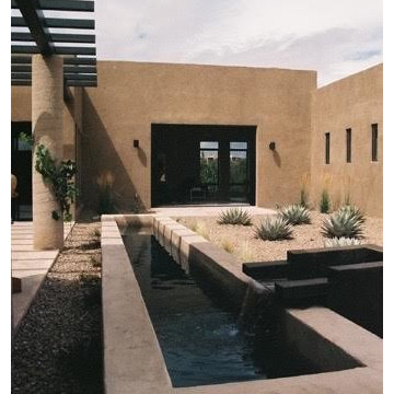 La Tierra Courtyard, Blue Agave and water trough