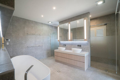 Modern bathroom in Brisbane.
