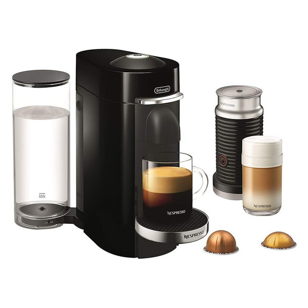 VertuoPlus Deluxe Coffee & Espresso Machine w/ Aeroccino by De'Longhi,