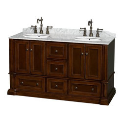 Antique Bathroom Vanities in Cherry Finish - Bathroom Vanities And Sink Consoles