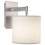 Robert Abbey - Robert Abbey Echo - One Light Wall Sconce, Stainless Steel Finish - Echo One Light Wall  Stainless Steel *UL Approved: YES Energy Star Qualified: n/a ADA Certified: n/a  *Number of Lights: Lamp: 1-*Wattage:60w B-Type Candelabra bulb(s) *Bulb Included:No *Bulb Type:B-Type Candelabra *Finish Type:Stainless Steel