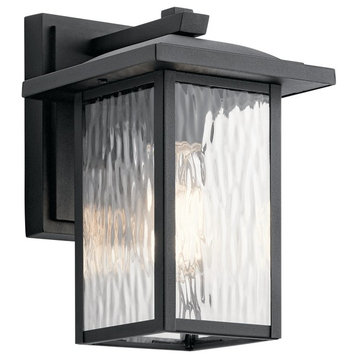 Kichler Capanna 1-LT Outdoor Wall Light, Textured Black