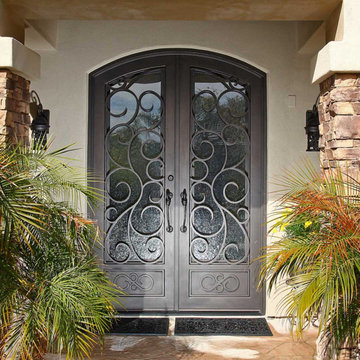 Barcelona French Iron Entry Doors