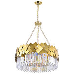 CWI LIGHTING - CWI LIGHTING 1100P32-8-169 8 Light Down Chandelier with Medallion Gold Finish - CWI LIGHTING 1100P32-8-169 8 Light Down Chandelier with Medallion Gold FinishThis breathtaking 8 Light Down Chandelier with Medallion Gold Finish is a beautiful piece from our Panache collection. With its sophisticated beauty and stunning details, it is sure to add the perfect touch to your décor.Collection: PanacheCollection: Medallion GoldMaterial: Metal (Stainless Steel)Crystals: K9 ClearHanging Method / Wire Length: Comes with 120" of chainDimension(in): 13(H) x 32(Dia)Max Height(in): 133Weight(lbs): 65Bulb: (8)60W E12 Candelabra Base(Not Included)CRI: 80Voltage: 120Certification: ETLInstallation Location: DRYOne year warranty against manufacturers defect.