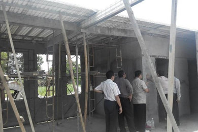 Inspiration for a modern home design remodel in Other