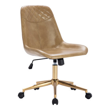 gold desk chair