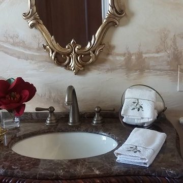 French Countryside Powder Room