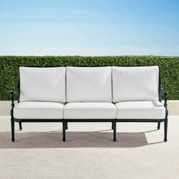 Carlisle Sofa with Cushions in Onyx Finish - Patio Furniture And Outdoor Furniture