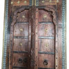 Consigned Vintage Rustic Door Panels, Barn Doors, Pair of Teak Doors