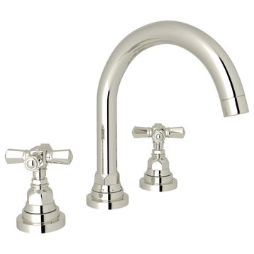 Rohl A2328XM-2 San Giovanni 1.2 GPM Widespread Bathroom Faucet - Polished