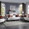 Nurmive Sofa With 7 Pillows, Beige Fabric