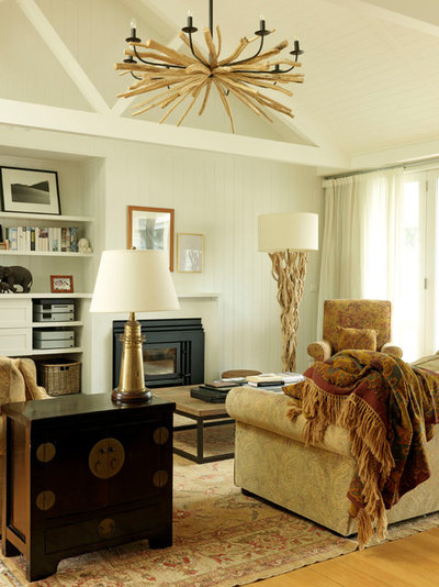 Beach Style Living Room by Donna White