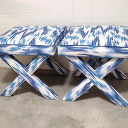 Custom X Benches - Footstools And Ottomans