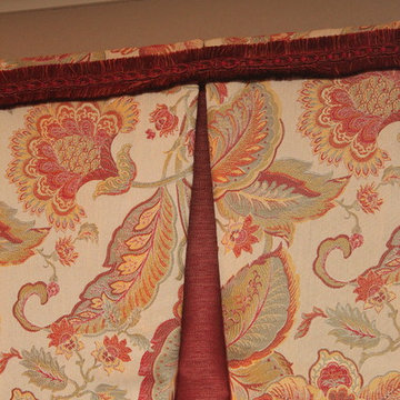Andover English Country Custom Valance and Bolster