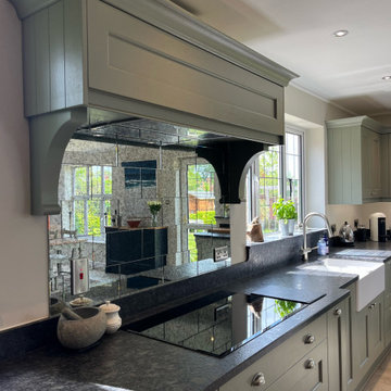 Traditional Green Shaker Kitchen