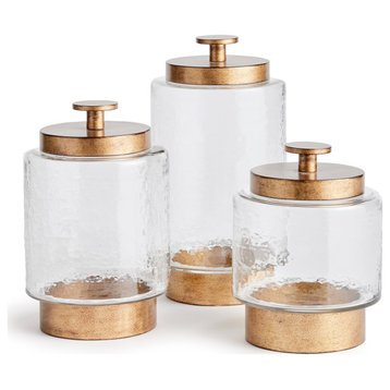 Braiden Canisters, Set of 3