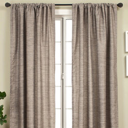 Blindsgalore Signature Drapery Panel: Borgata Silk Stripe - Curtains