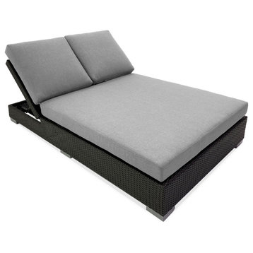 Signature Double Chaise, Canvas Navy