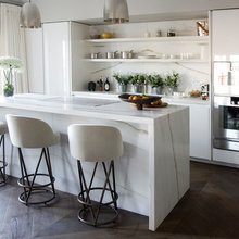 bar stools and pendents