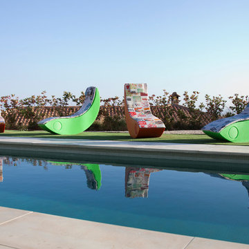 La Siesta Outdoor Chaise Lounge by Famaliving California