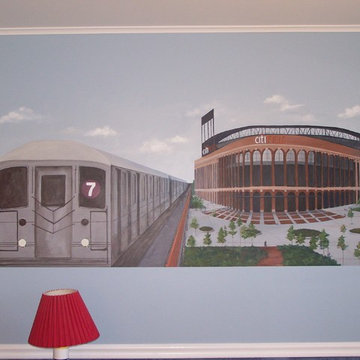 Baseball themed bedroom