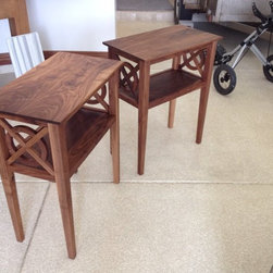 Walnut bedside tables - Products