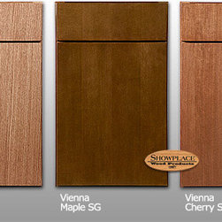 Showplace Cabinets: Vienna style | Straight grain species - Kitchen Cabinetry