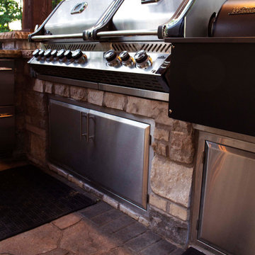 Sunset Hills Woodland Estate Pavilion & Custom Outdoor Kitchen