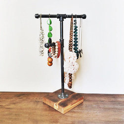 Two-Tier Industrial Jewelry Stand - Jewelry Boxes And Organizers