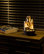 11" Tall Indoor Tiered Column Tabletop Fountain with 3 Candles