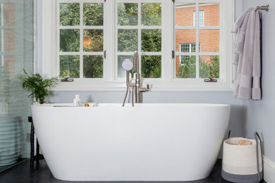 Bathroom - eclectic bathroom idea in DC Metro