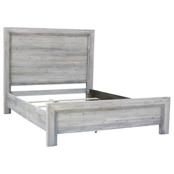 Clancy Grey Washed King Bed