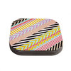 Louise Machado "Diagonal Tape" Multicolor, Geometric Coasters, Set of 4
