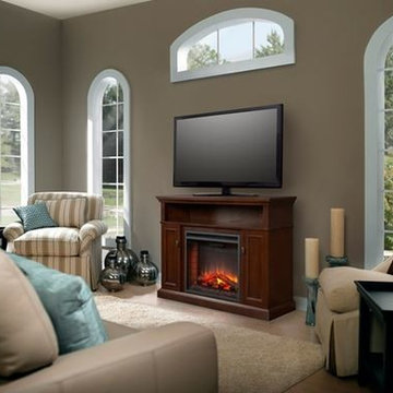 SimpliFire Electric Fireplace Ashley Media Cabinet