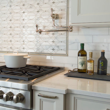 Glen Ellyn Open Concept Kitchen Featuring Rutt Cabinetry