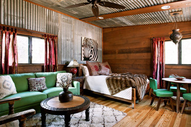 Inspiration for a country bedroom in Austin.